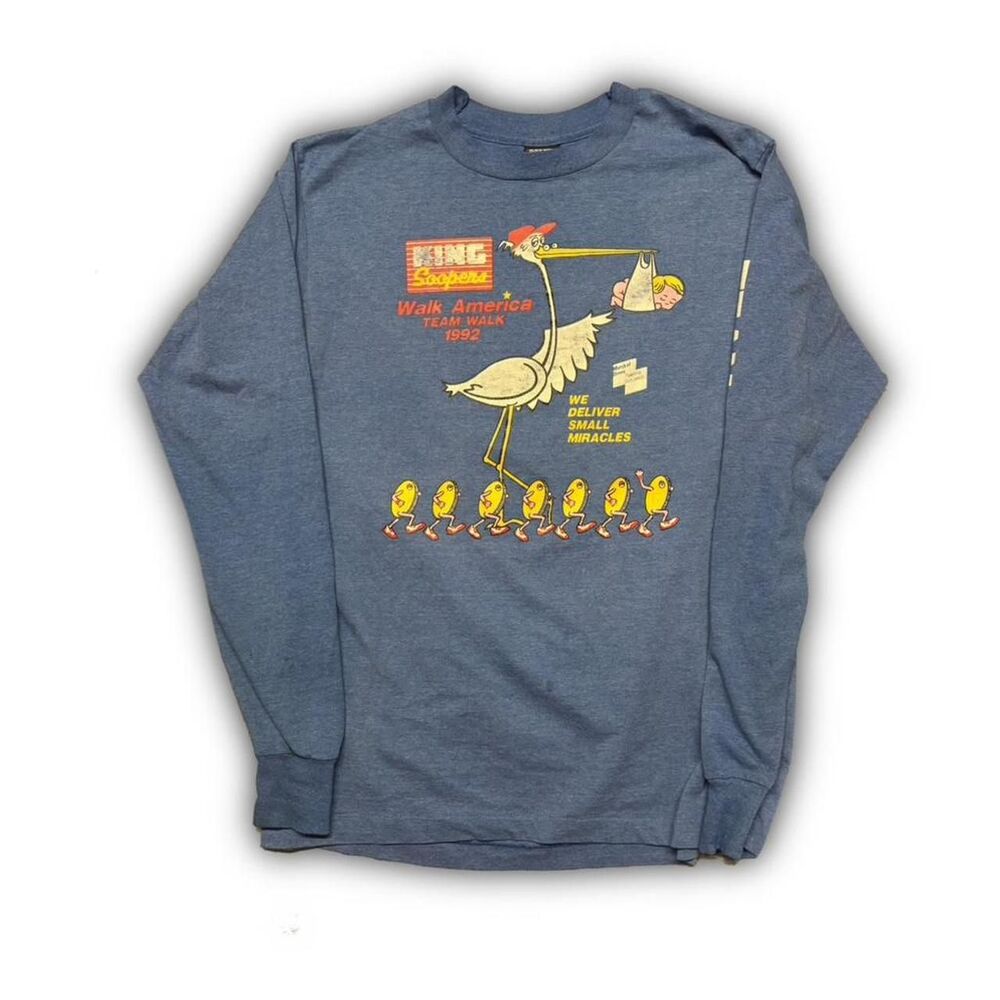 Screen-stars Men's Blue T-shirt
